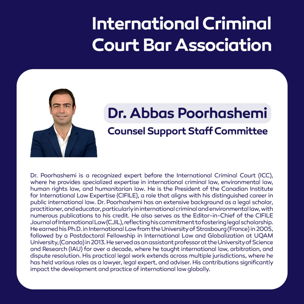 International Criminal Court – Bar Association Election 2024